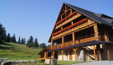 Pension Pribisko and its grounds, Slovakia